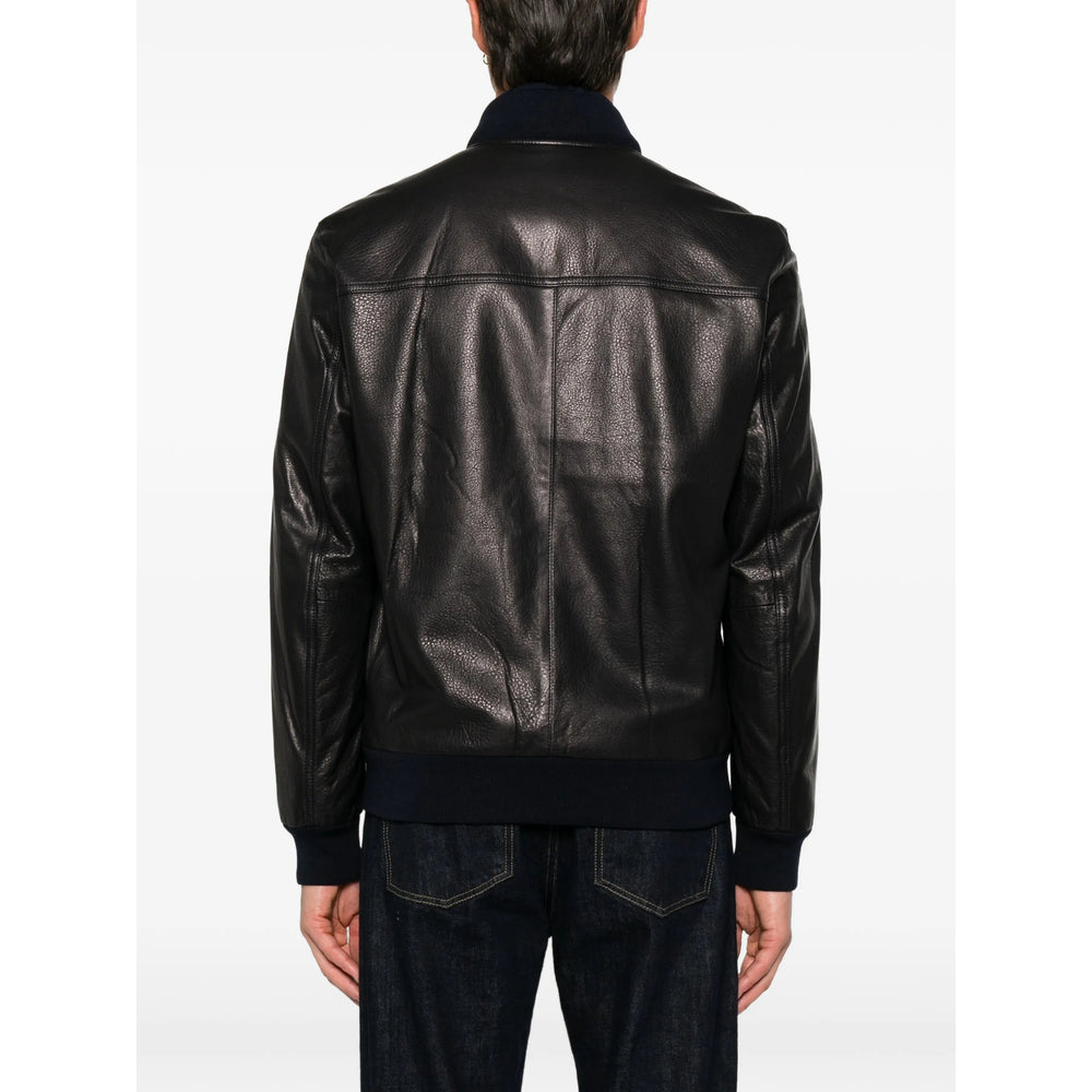 Brioni Black Jackets - Leather Jackets Men BRIONI