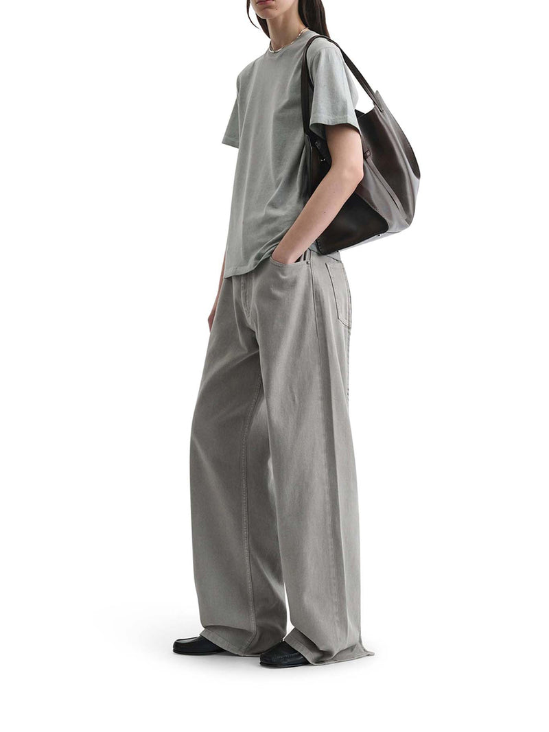Phoebe Philo Women Ash Grey Cotton Zip-Fly Jeans PHOEBE PHILO