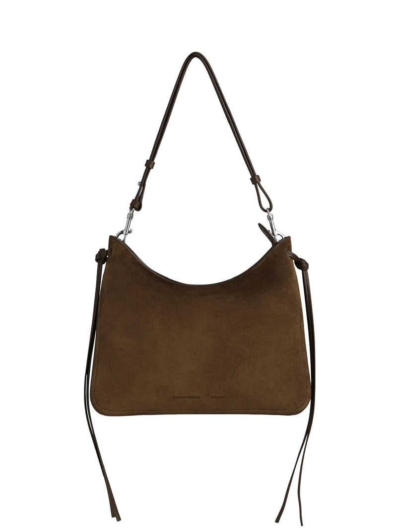 Phoebe Philo Women Khaki Suede Gig Bag PHOEBE PHILO