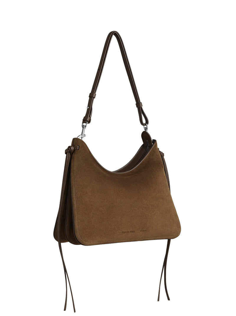 Phoebe Philo Women Khaki Suede Gig Bag PHOEBE PHILO