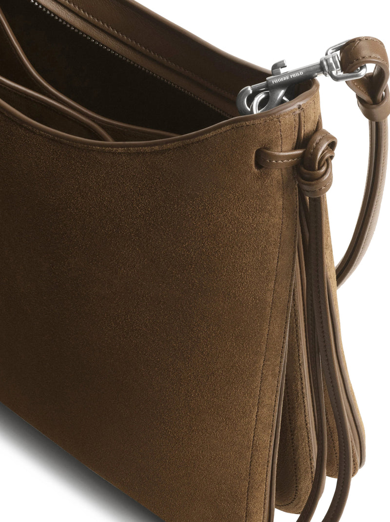 Phoebe Philo Women Khaki Suede Gig Bag PHOEBE PHILO