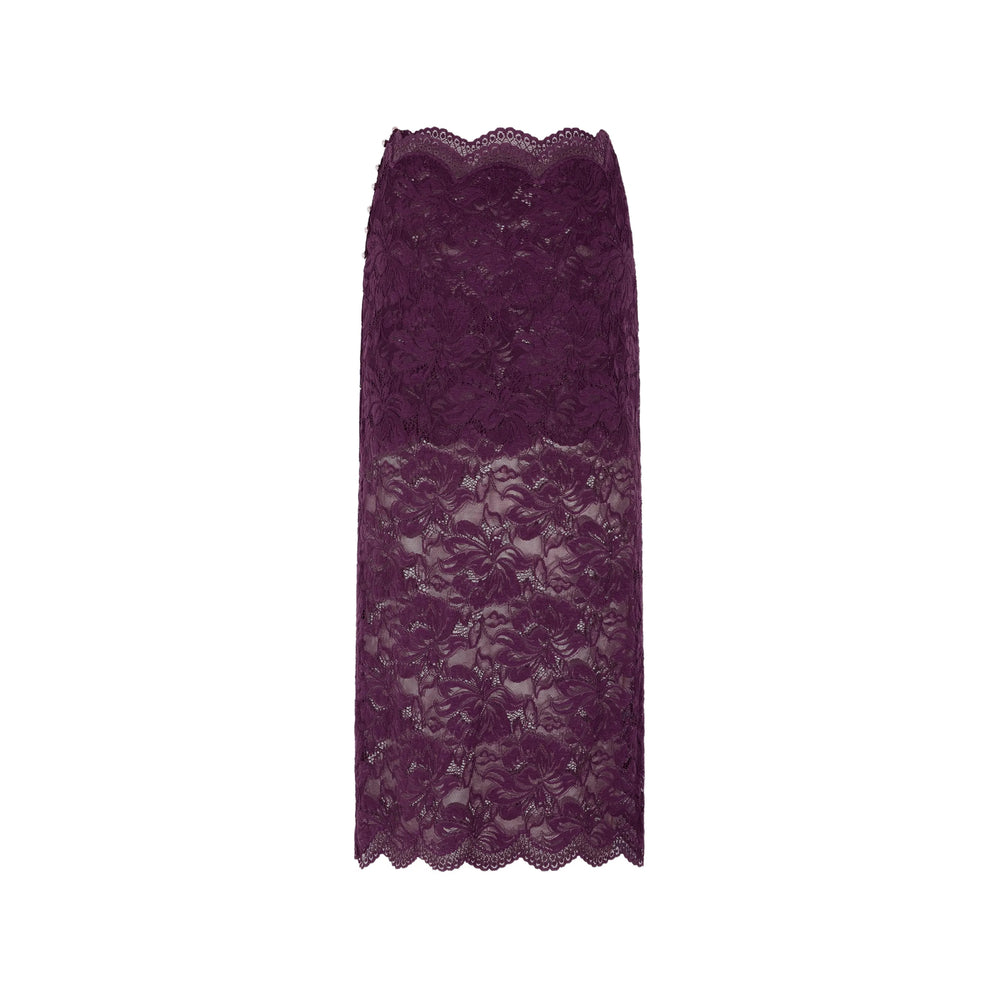 Rabanne Purple Skirts - Straight Skirts Women PACO RABANNE
