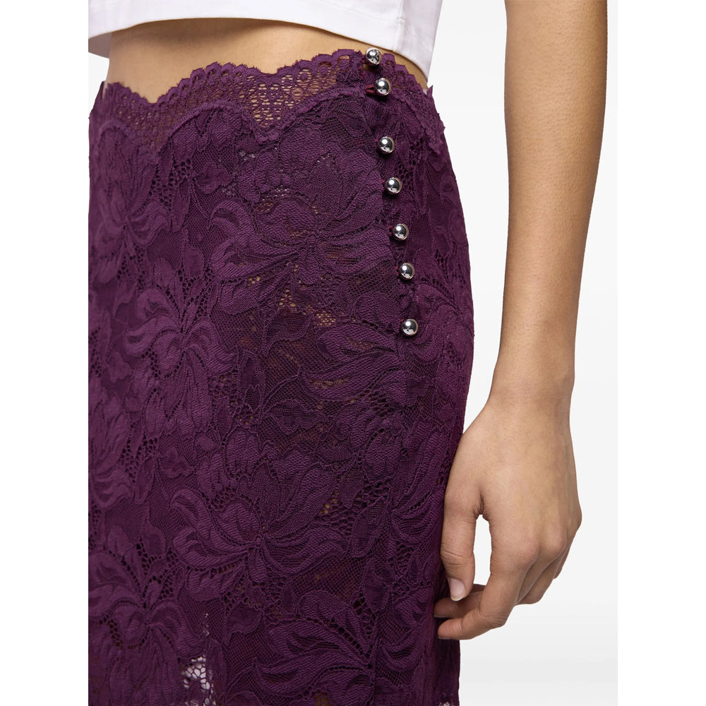 Rabanne Purple Skirts - Straight Skirts Women PACO RABANNE