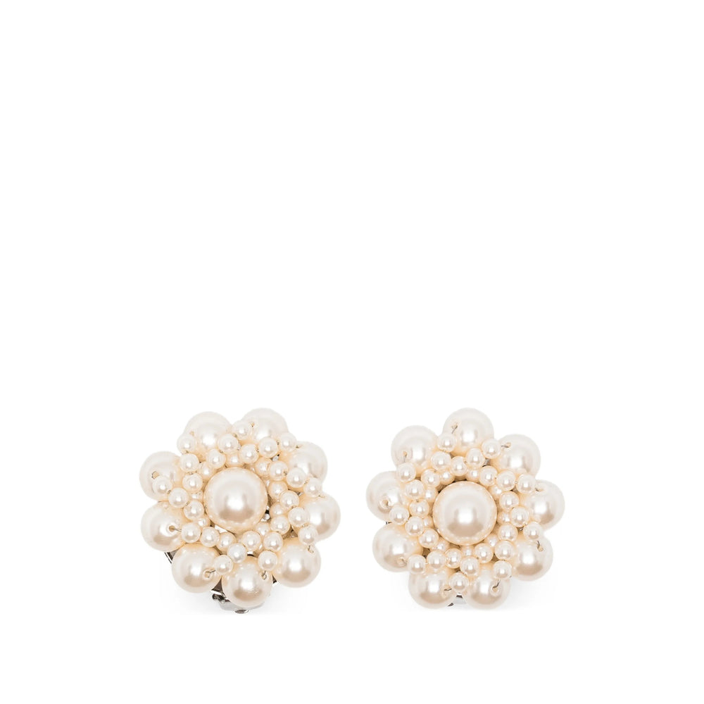 Alessandra Rich Neutrals Earrings Women ALESSANDRA RICH