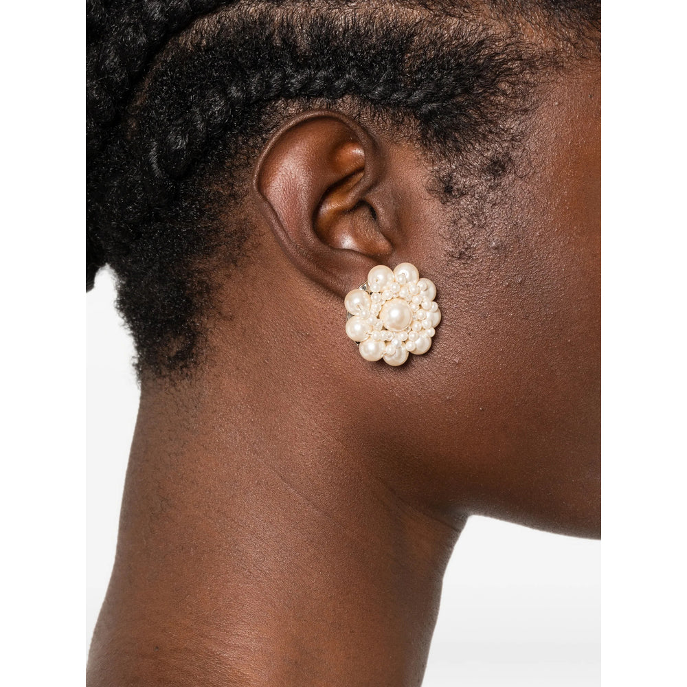 Alessandra Rich Neutrals Earrings Women ALESSANDRA RICH