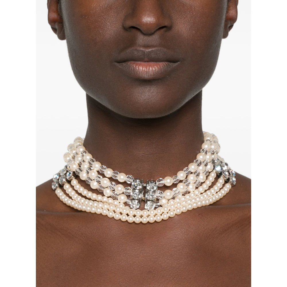 Alessandra Rich Neutrals Necklaces Women ALESSANDRA RICH