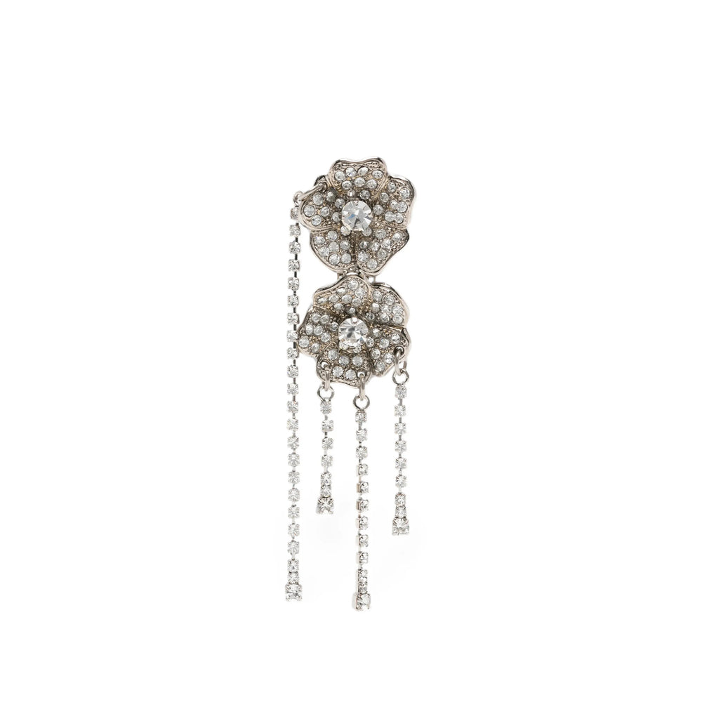 Alessandra Rich Silver Earrings Women ALESSANDRA RICH
