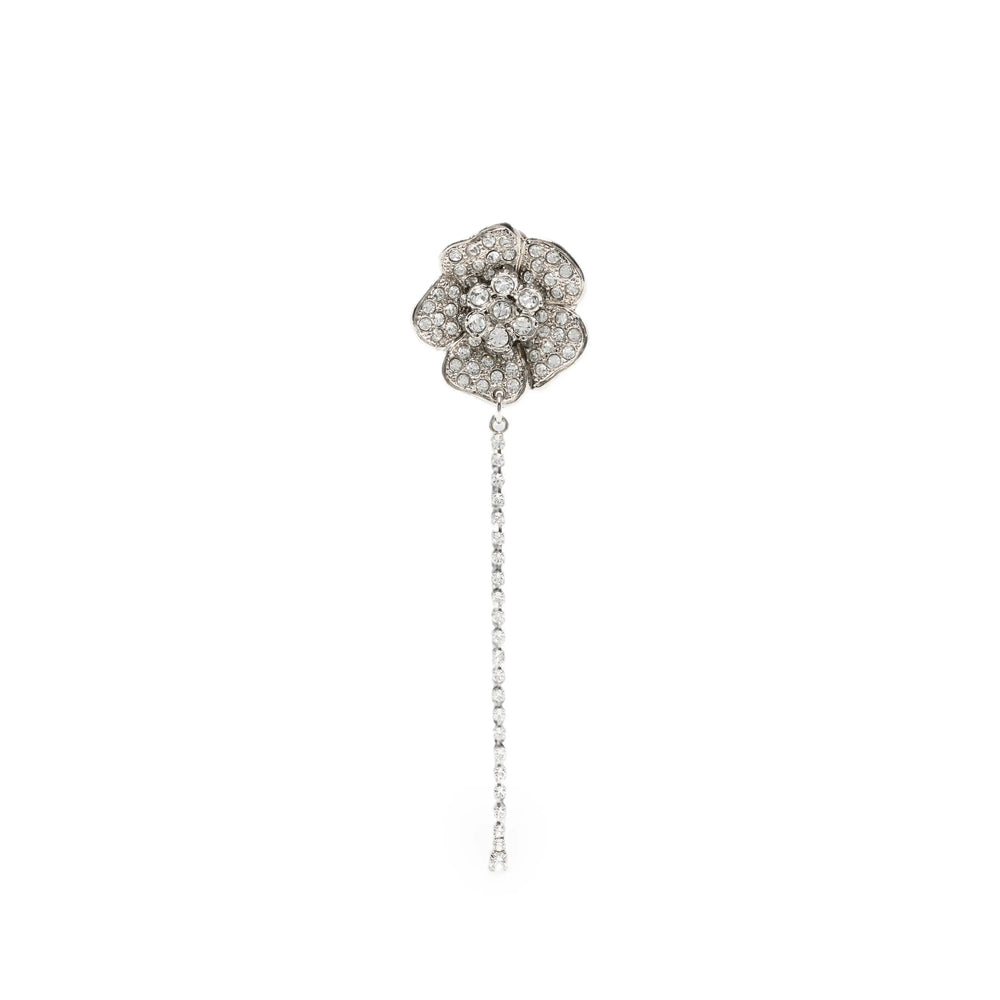 Alessandra Rich Silver Earrings Women ALESSANDRA RICH