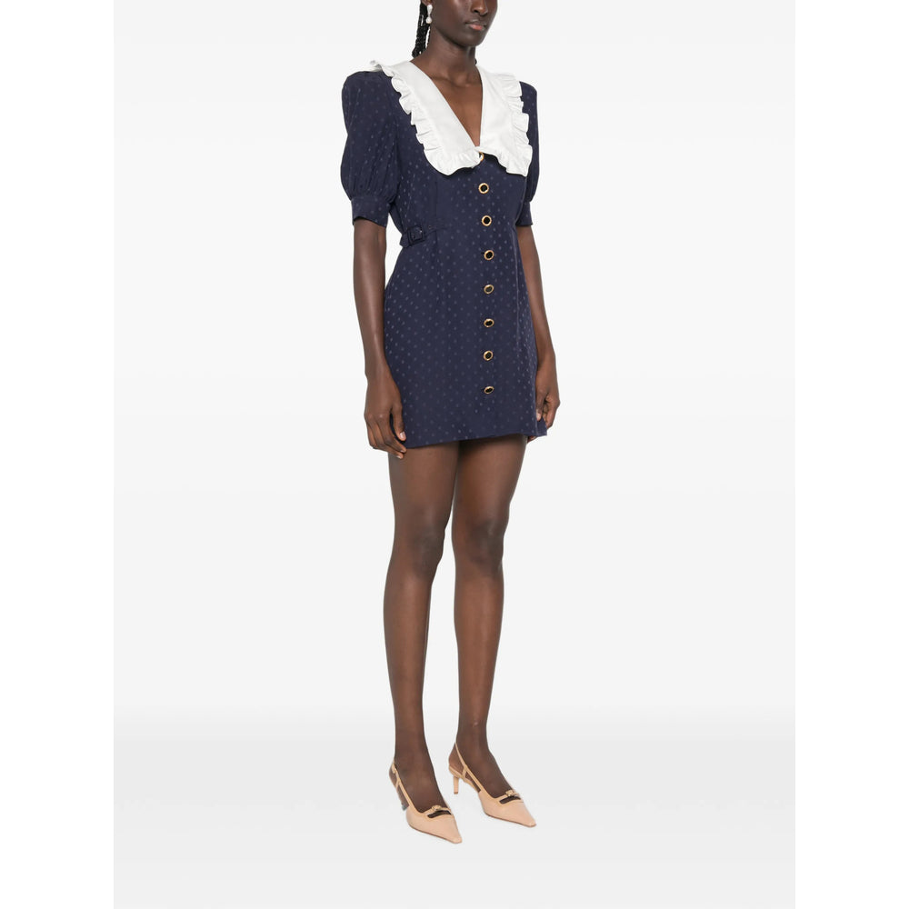 Alessandra Rich Blue Dresses - Day Dresses Women ALESSANDRA RICH