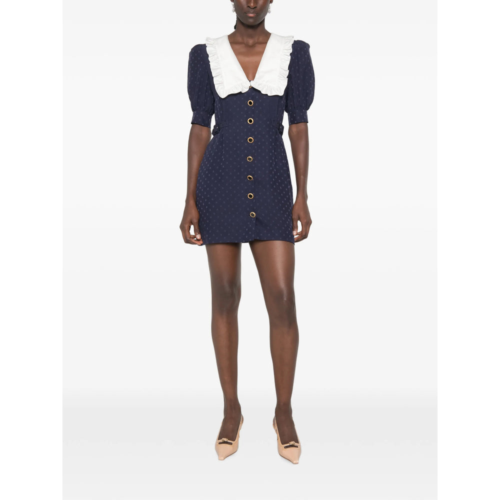Alessandra Rich Blue Dresses - Day Dresses Women ALESSANDRA RICH