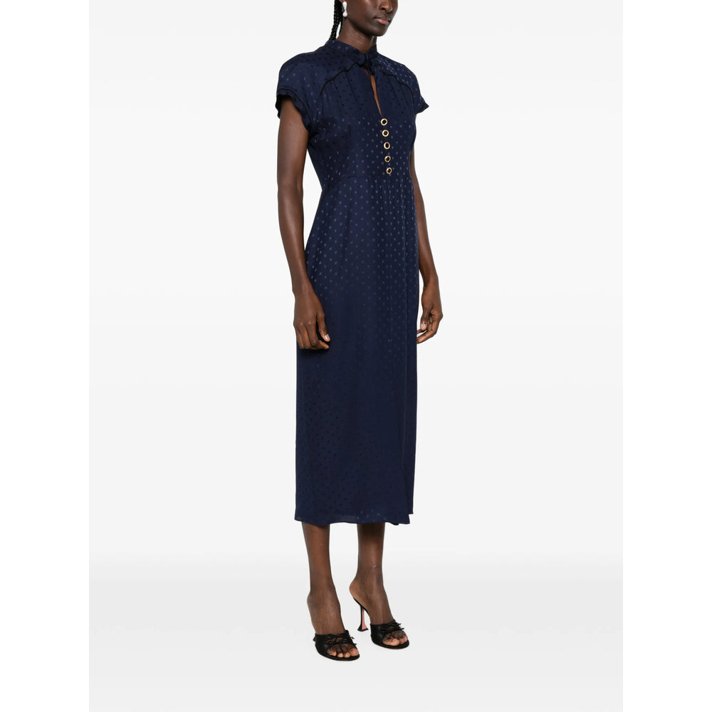 Alessandra Rich Blue Dresses - Day Dresses Women ALESSANDRA RICH