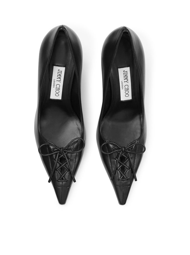 Jimmy Choo Women Scarlett 95 Black Nappa Pump JIMMY CHOO