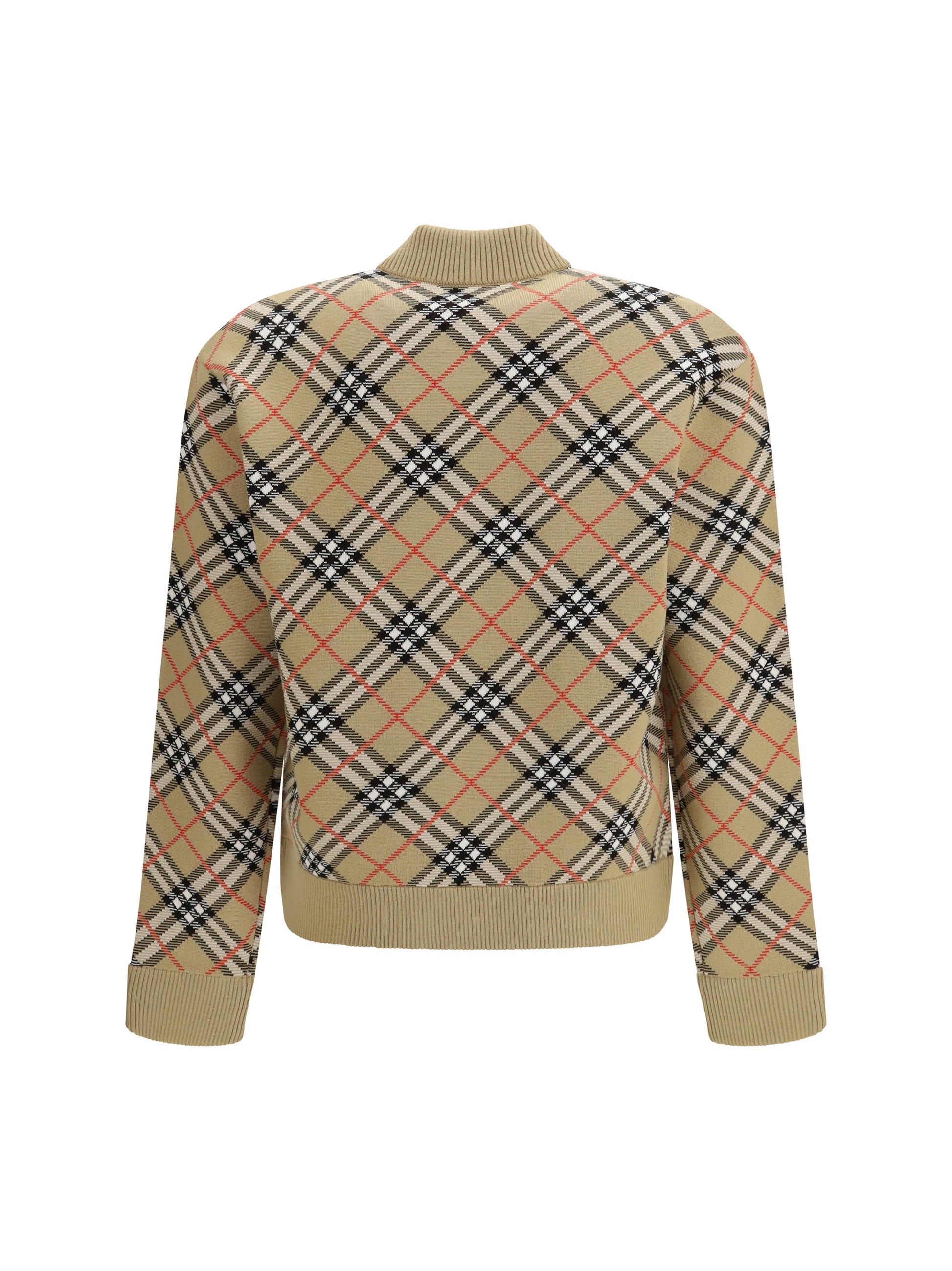 Burberry Men Vintage Check Zip Cardigan BURBERRY