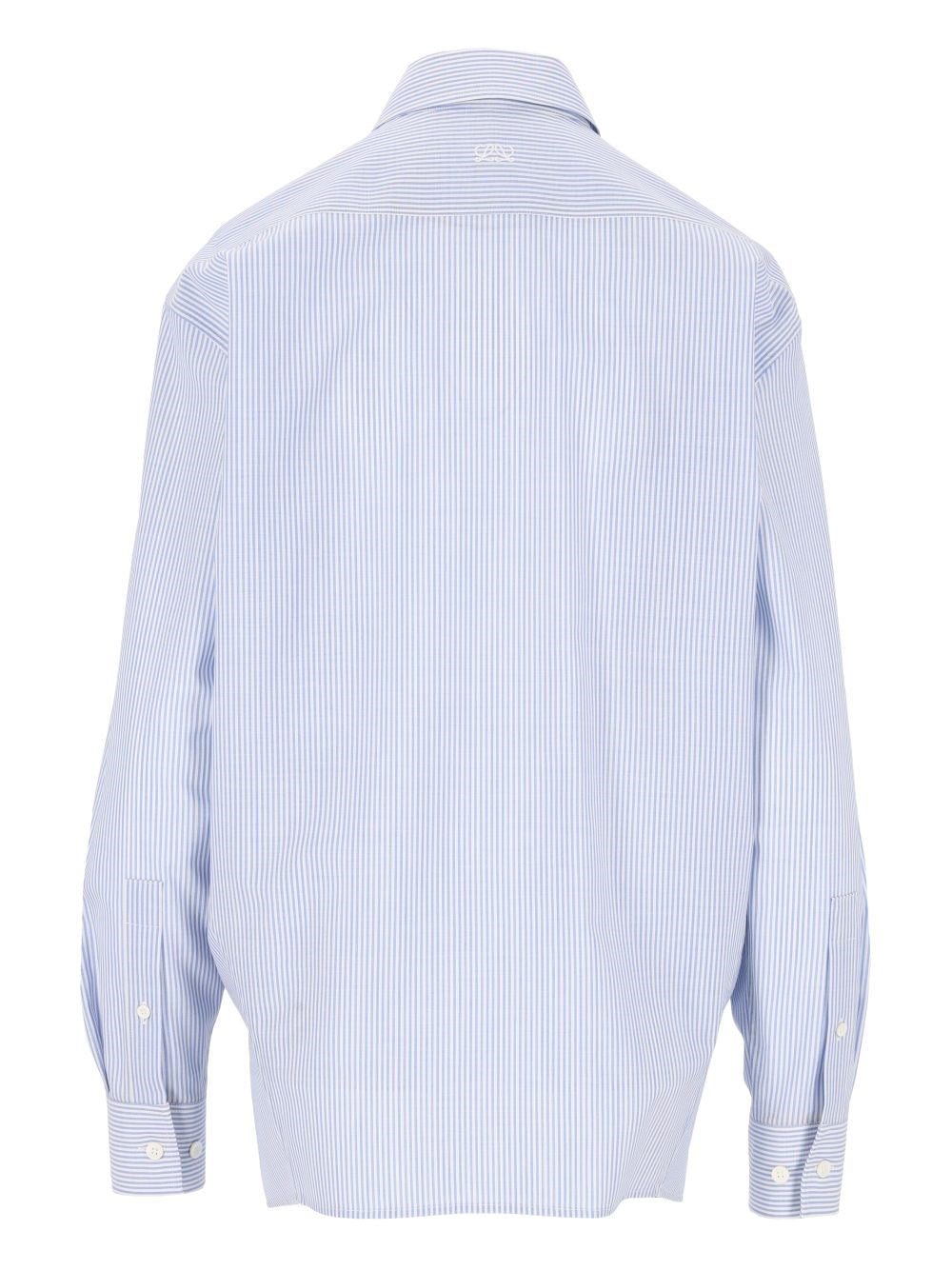 Loewe Women Fluid Wool Striped Shirt LOEWE