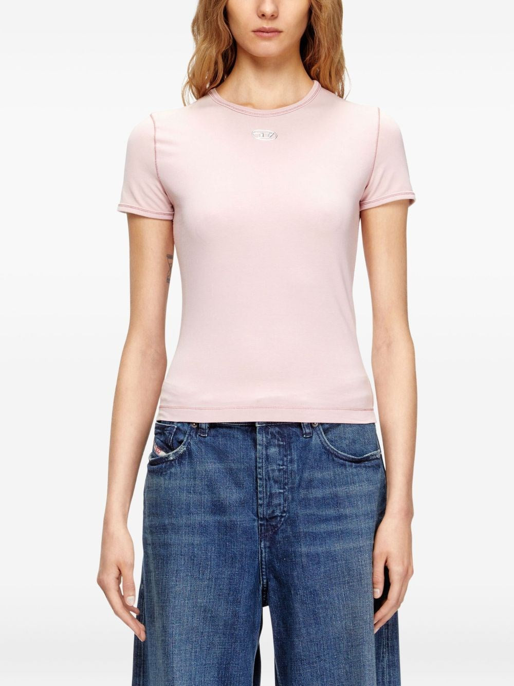 Diesel Women Slim Fit  Stretch  T-Shirt DIESEL