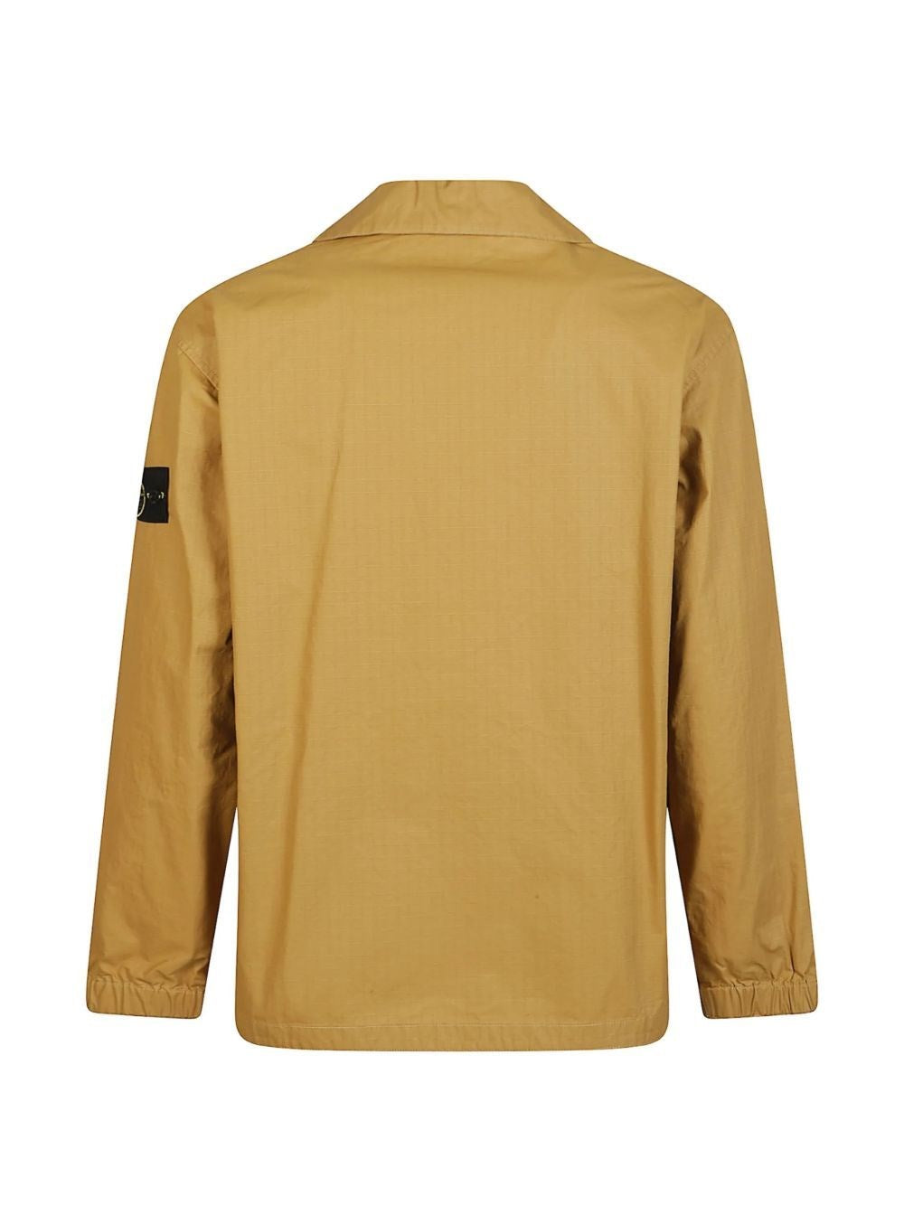 Stone Island Men Overshirt In Resin-Treated Cotton Ripstop STONE ISLAND
