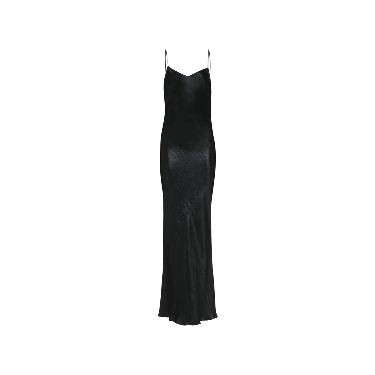 Saint Laurent Satin Long Dress Women SAINT LAURENT