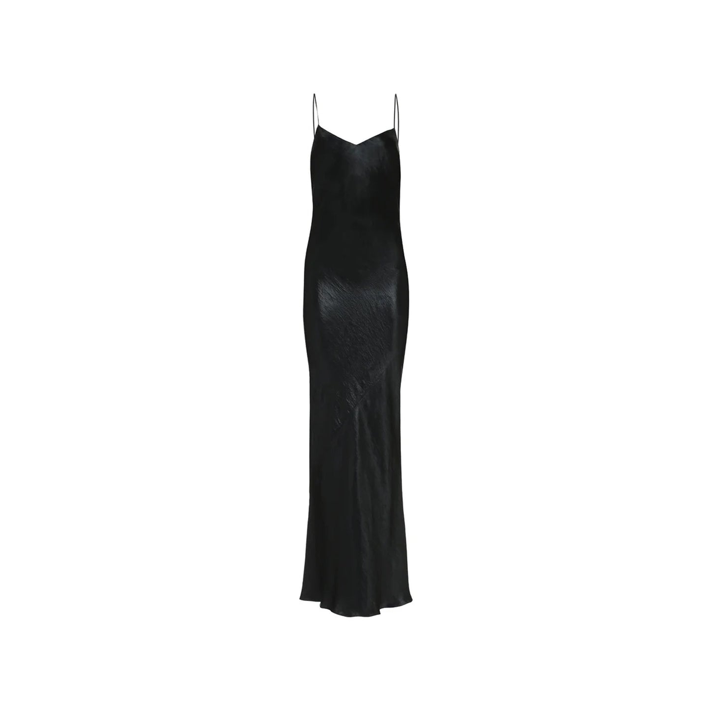 Saint Laurent Satin Long Dress Women SAINT LAURENT