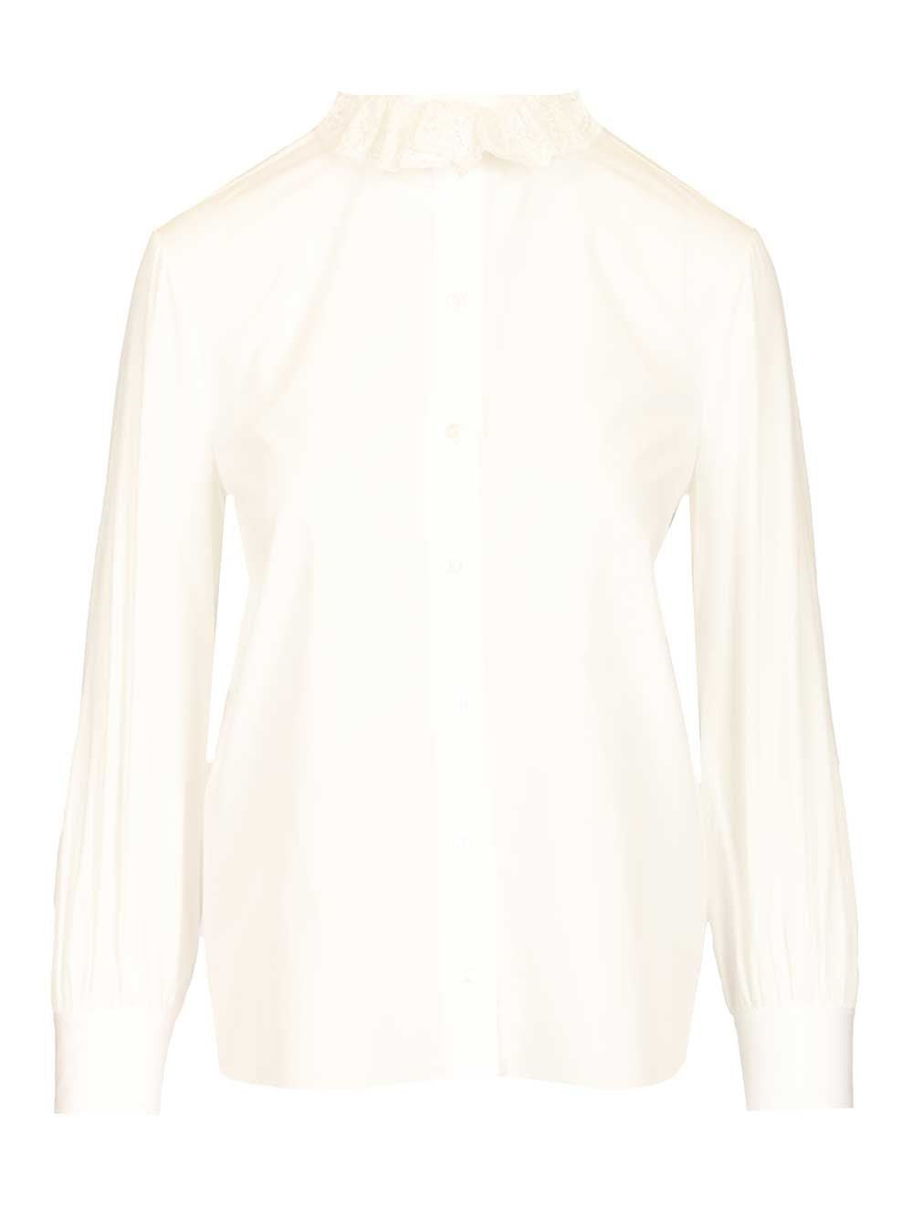 Saint Laurent Women Cotton Poplin Shirt SAINT LAURENT