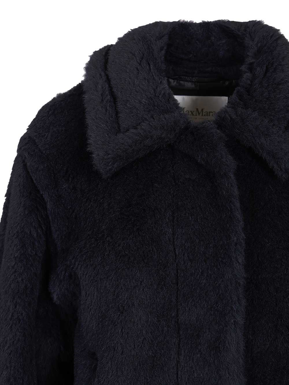 Max Mara Women Fuggito Short Teddy Single Breast Coat MAX MARA