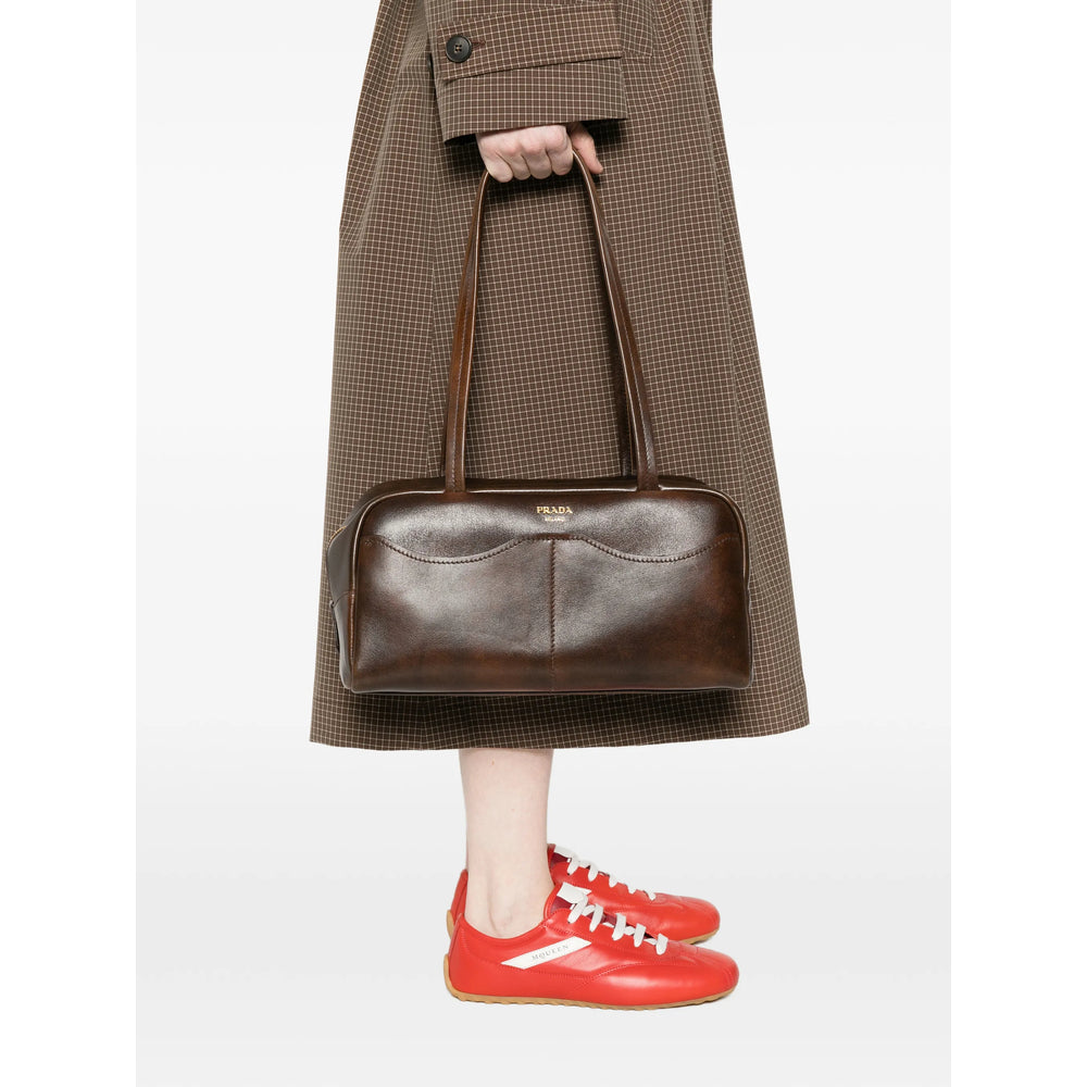 Prada Brown Shoulder Bags Women PRADA