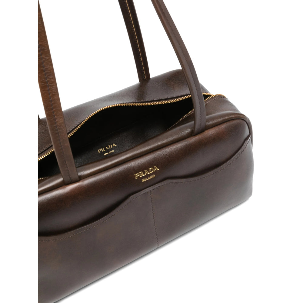 Prada Brown Shoulder Bags Women PRADA
