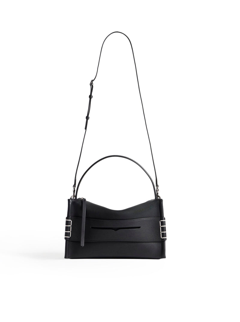 J.W.Anderson Women Black Leather Loafer Bag J.W. ANDERSON