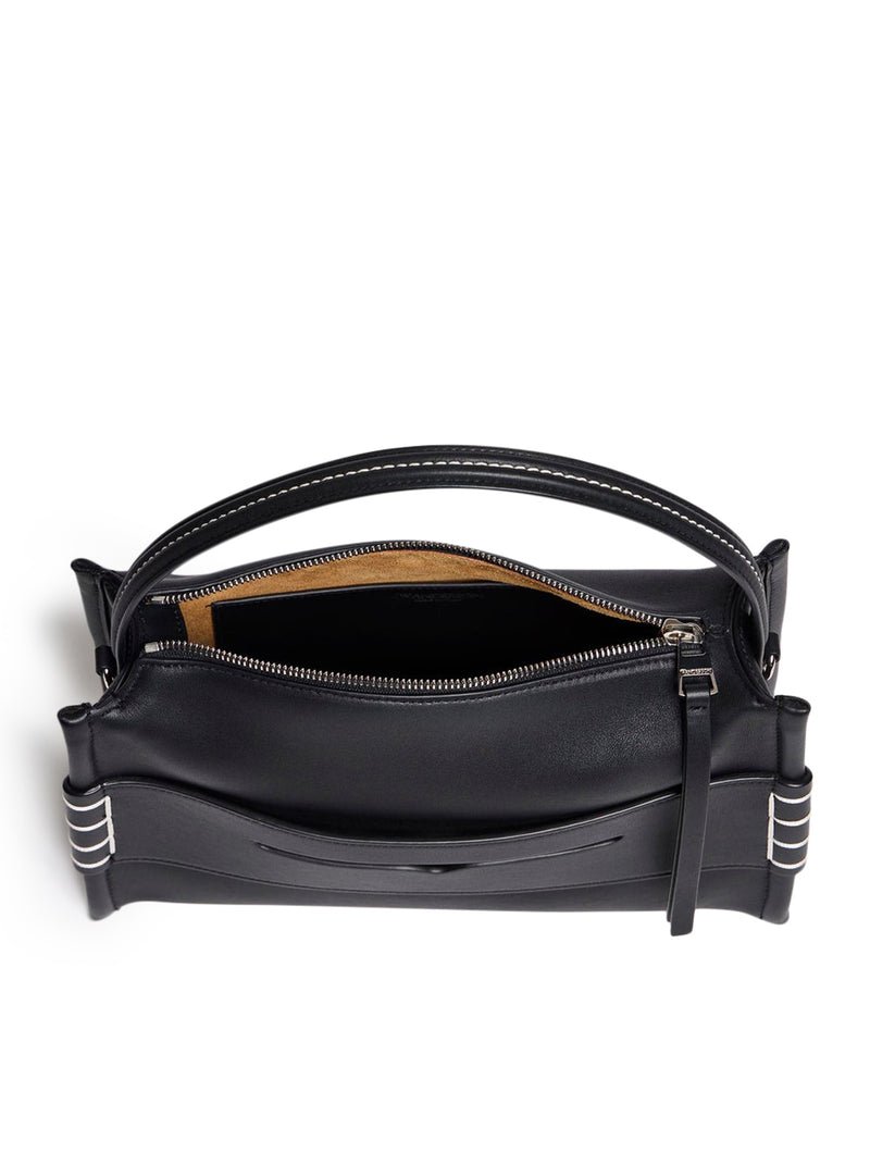 J.W.Anderson Women Black Leather Loafer Bag J.W. ANDERSON