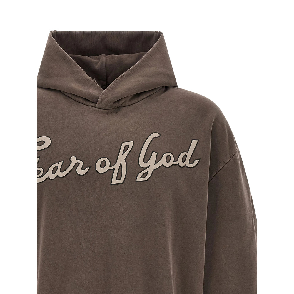 Fear Of God Brown Sweaters & Knitwear - Hoodies Men FEAR OF GOD