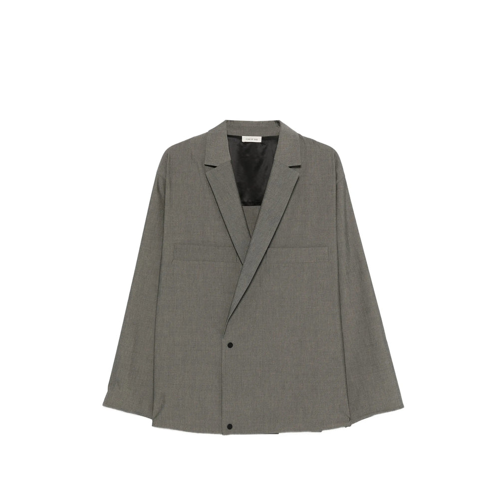 Fear Of God Grey Jackets - Blazers Men FEAR OF GOD