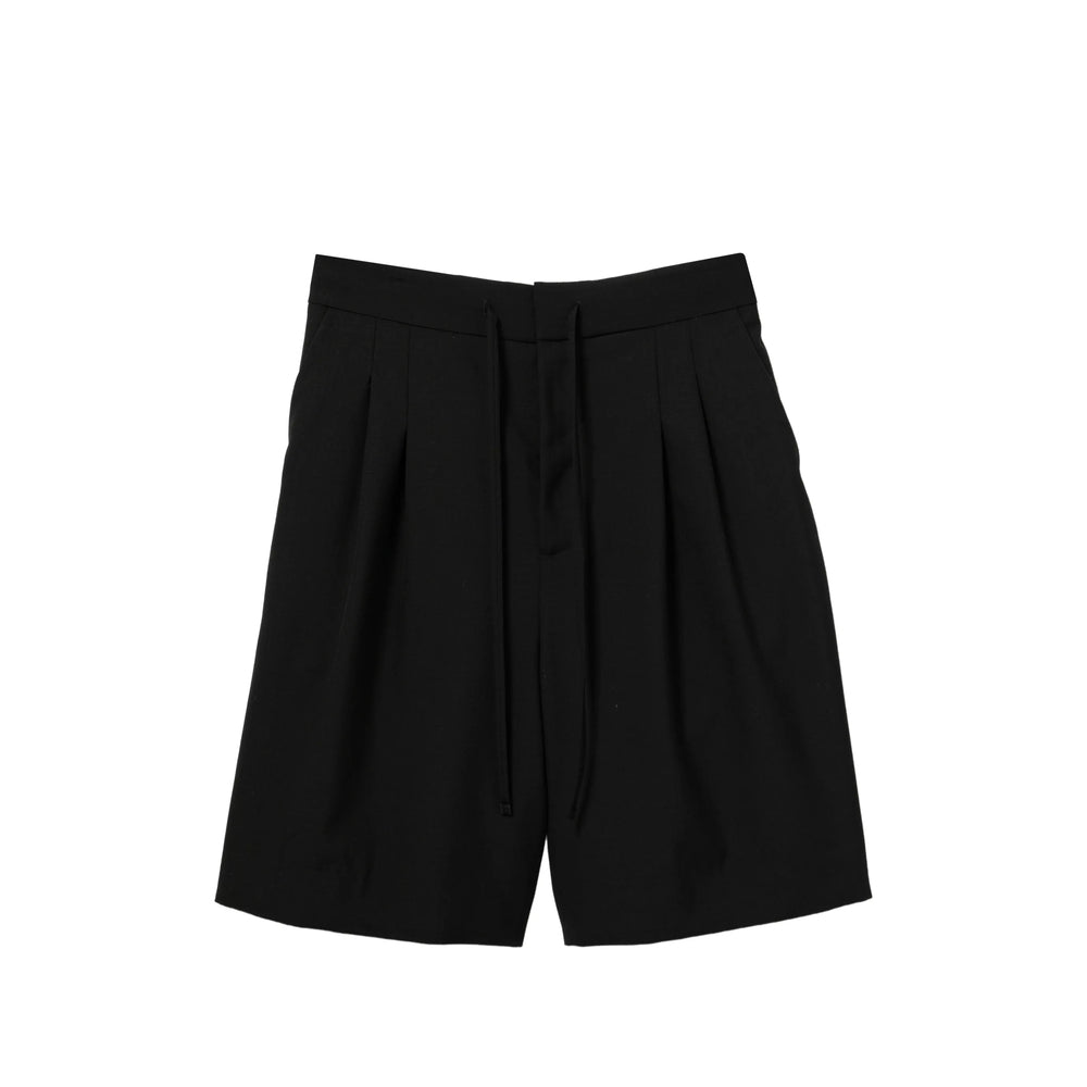 Fear Of God Black Shorts - Drop-Crotch Shorts Men FEAR OF GOD