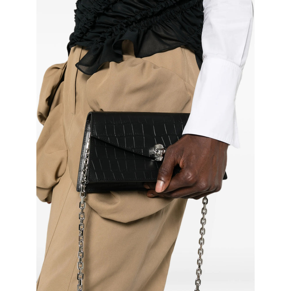Alexander Mcqueen Black Shoulder Bags Women ALEXANDER MCQUEEN