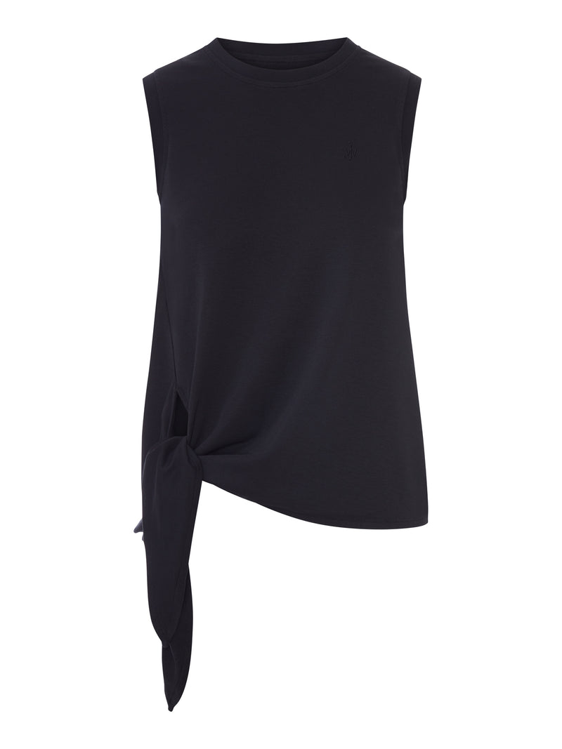 J.W.Anderson Women Cotton Tank Top With Knotted Hem
