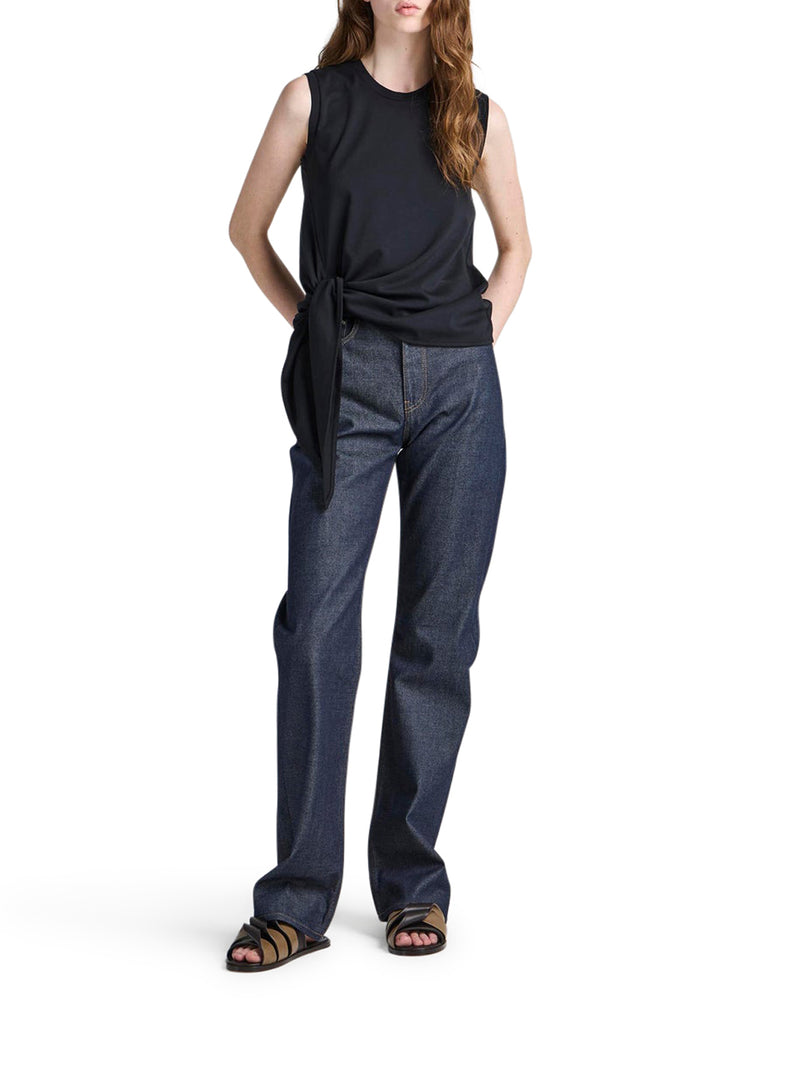 J.W.Anderson Women Cotton Tank Top With Knotted Hem