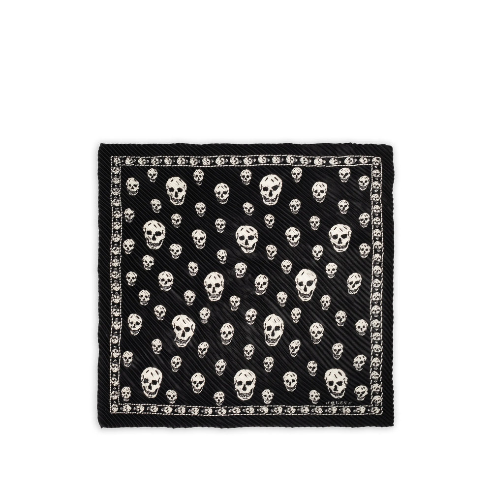 Alexander Mcqueen Black Scarves Women ALEXANDER MCQUEEN