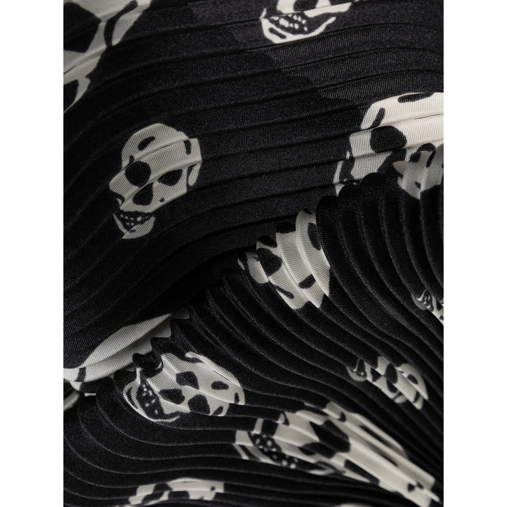 Alexander Mcqueen Black Scarves Women ALEXANDER MCQUEEN