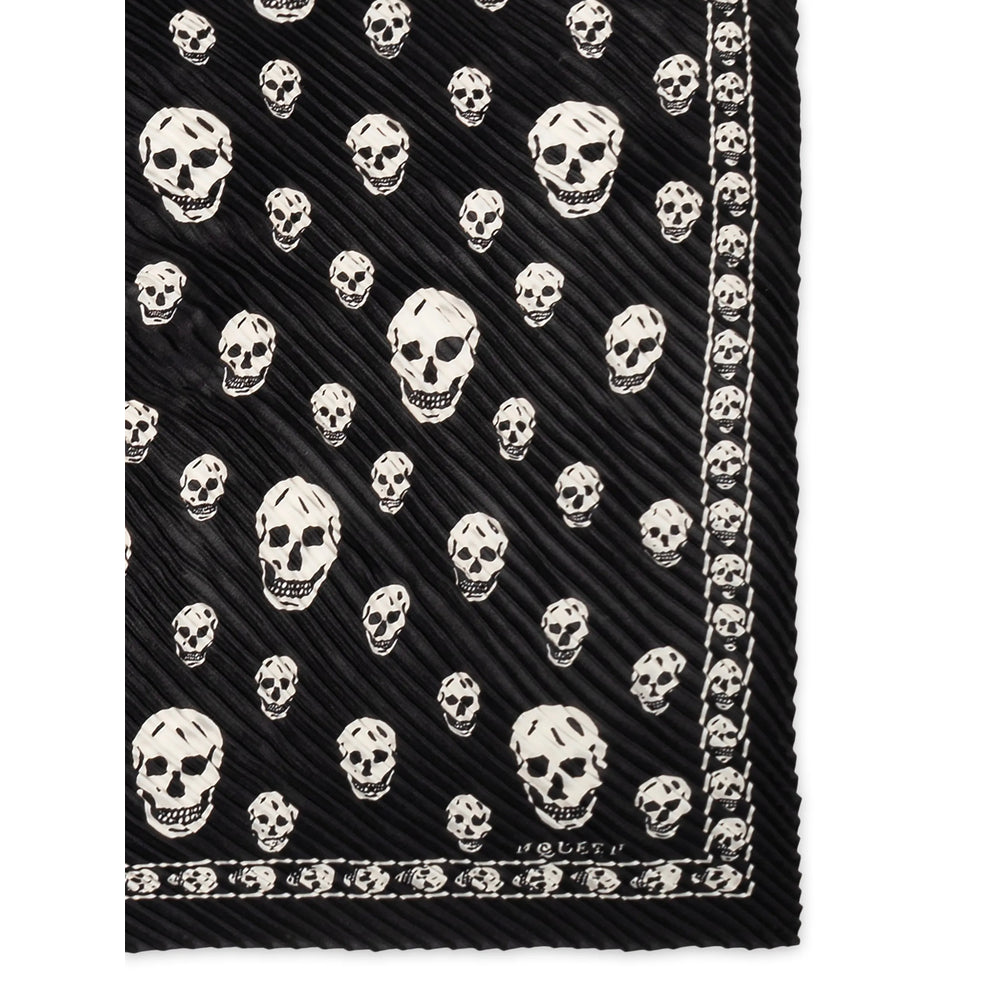 Alexander Mcqueen Black Scarves Women ALEXANDER MCQUEEN