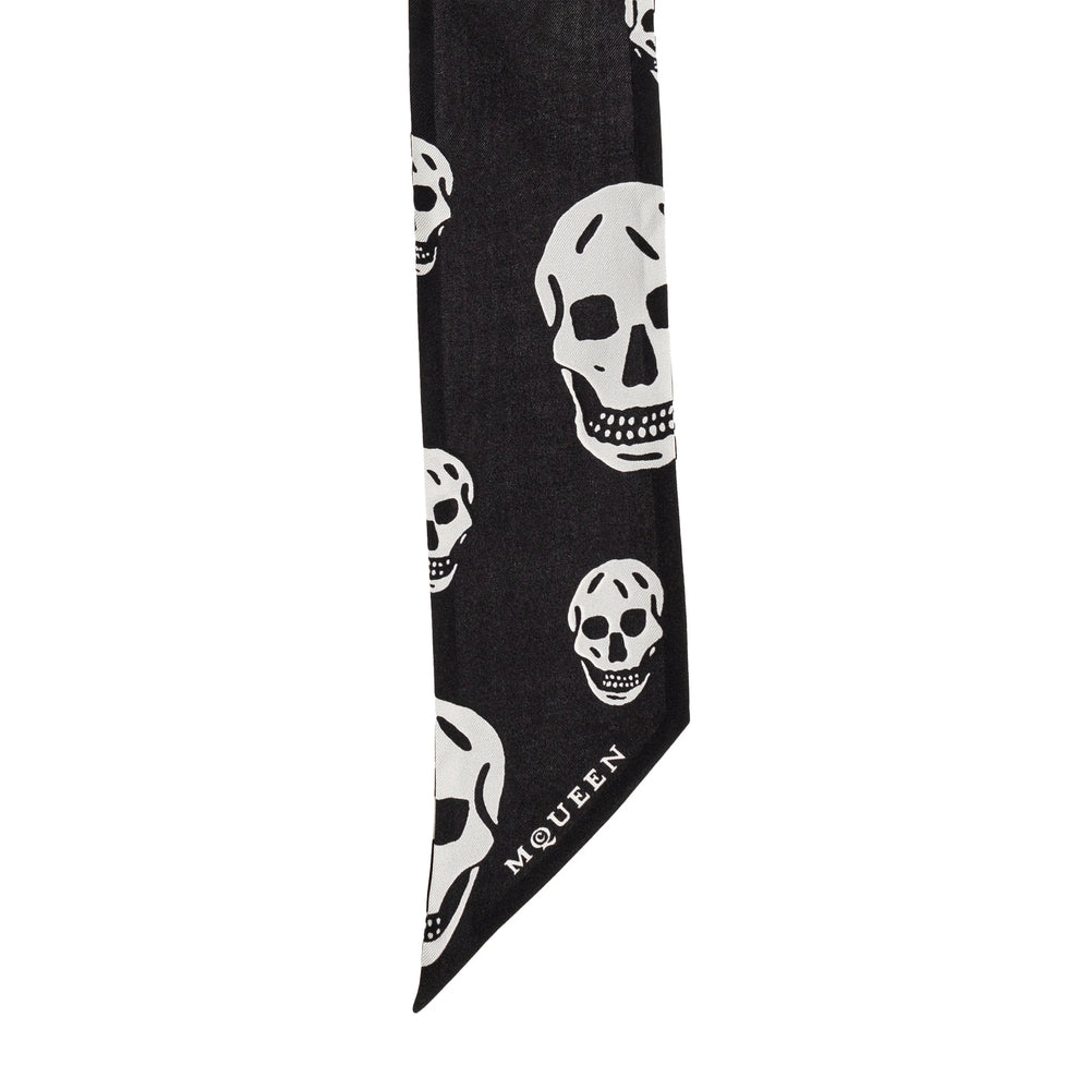 Alexander Mcqueen Black Scarves Men ALEXANDER MCQUEEN