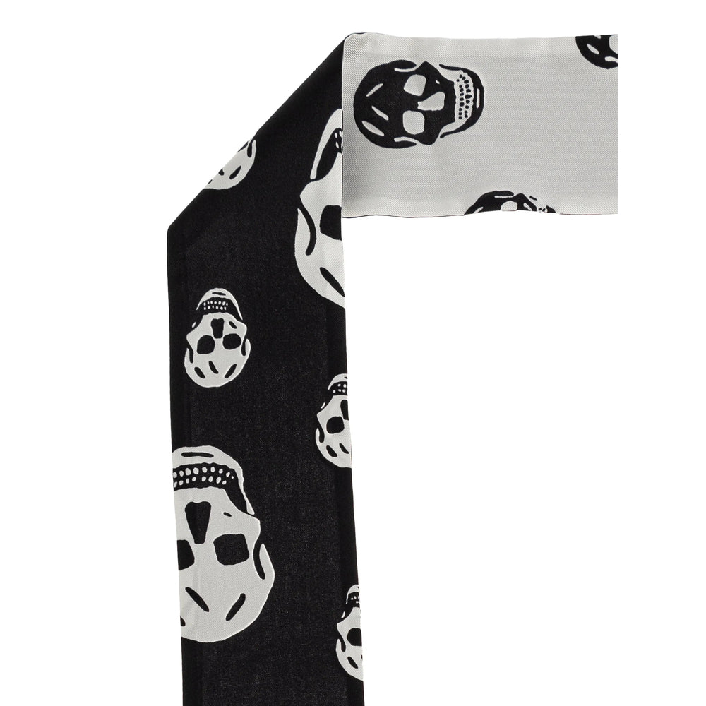 Alexander Mcqueen Black Scarves Men ALEXANDER MCQUEEN