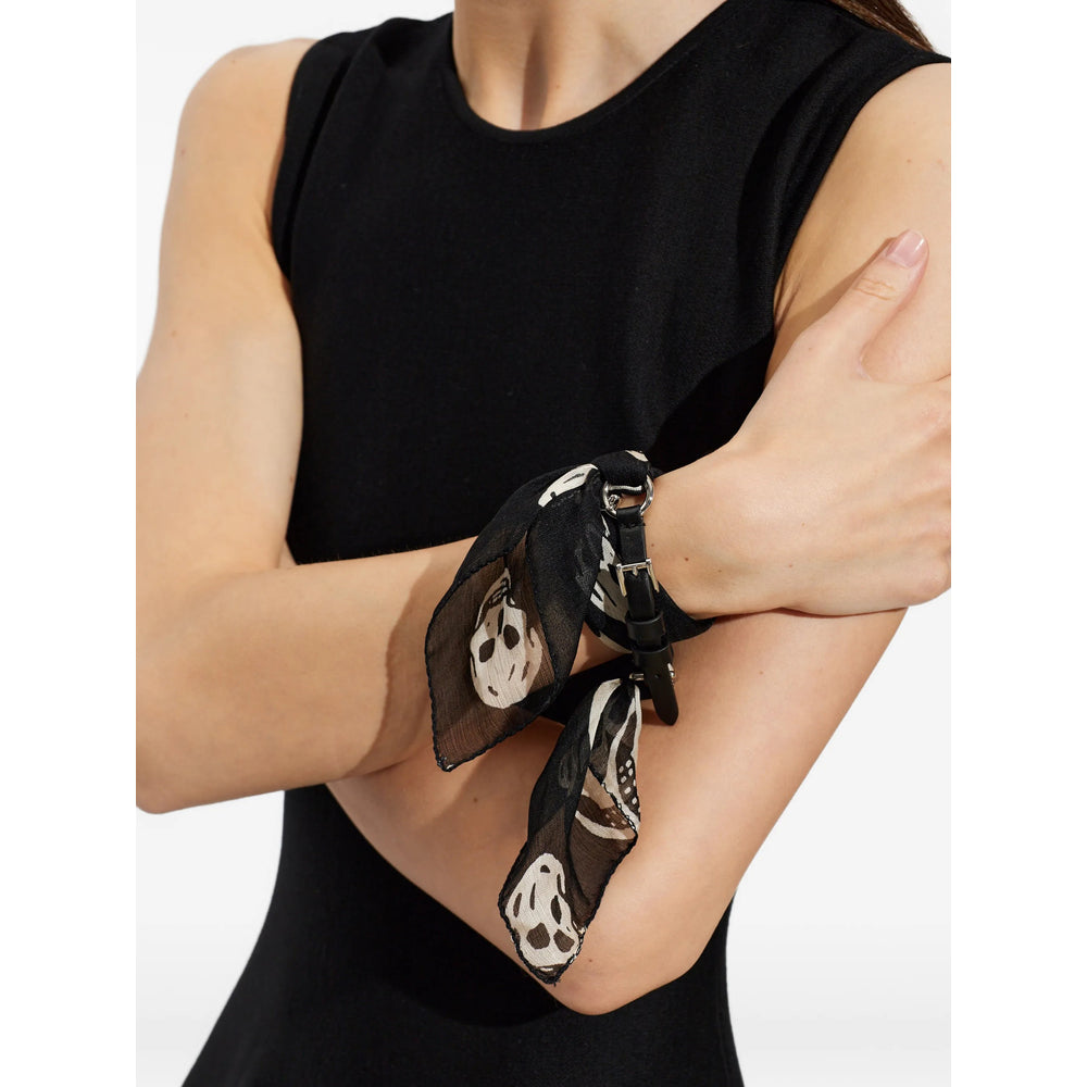 Alexander Mcqueen Black Bracelets Women ALEXANDER MCQUEEN