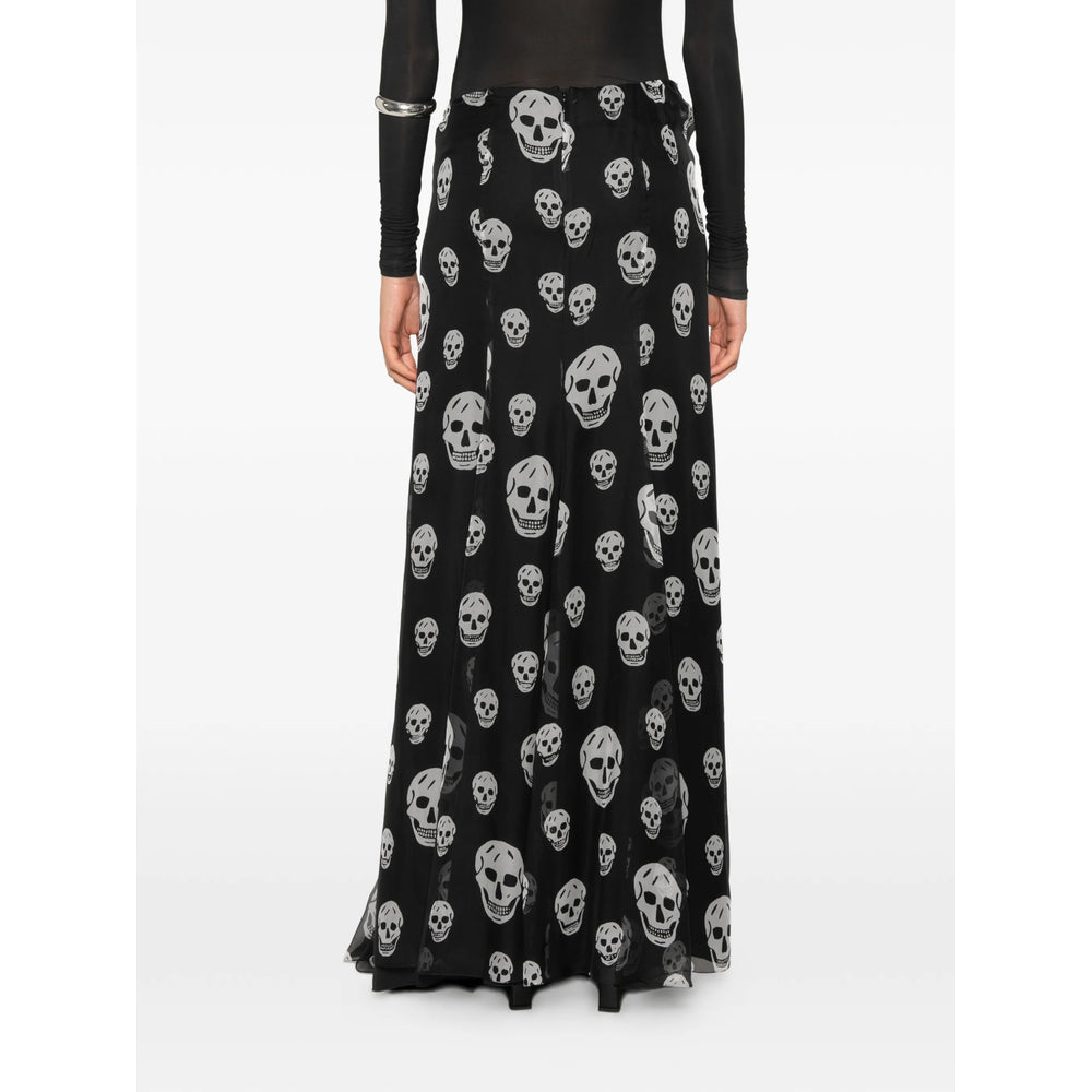 Alexander Mcqueen Black Skirts - Asymmetric & Draped Skirts Women ALEXANDER MCQUEEN