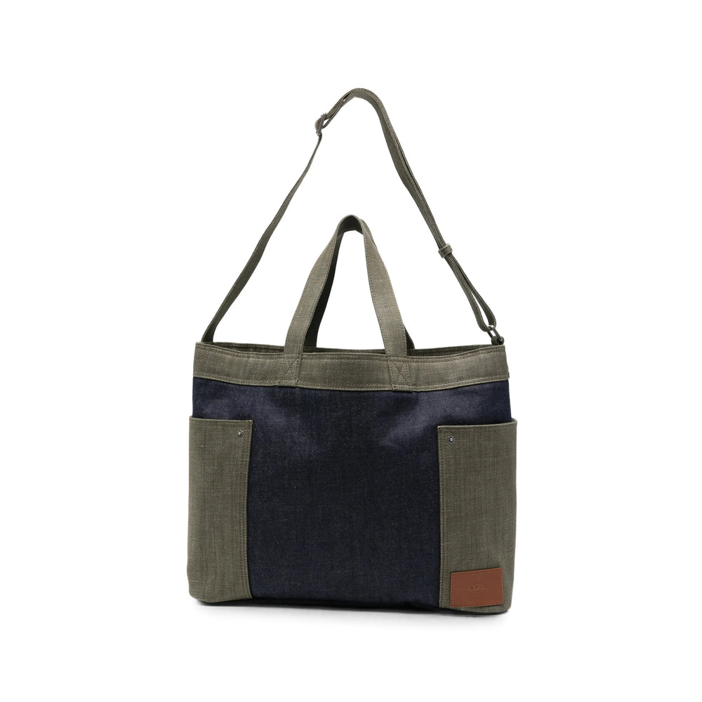 A.P.C. Blue Tote Bags Women A.P.C.