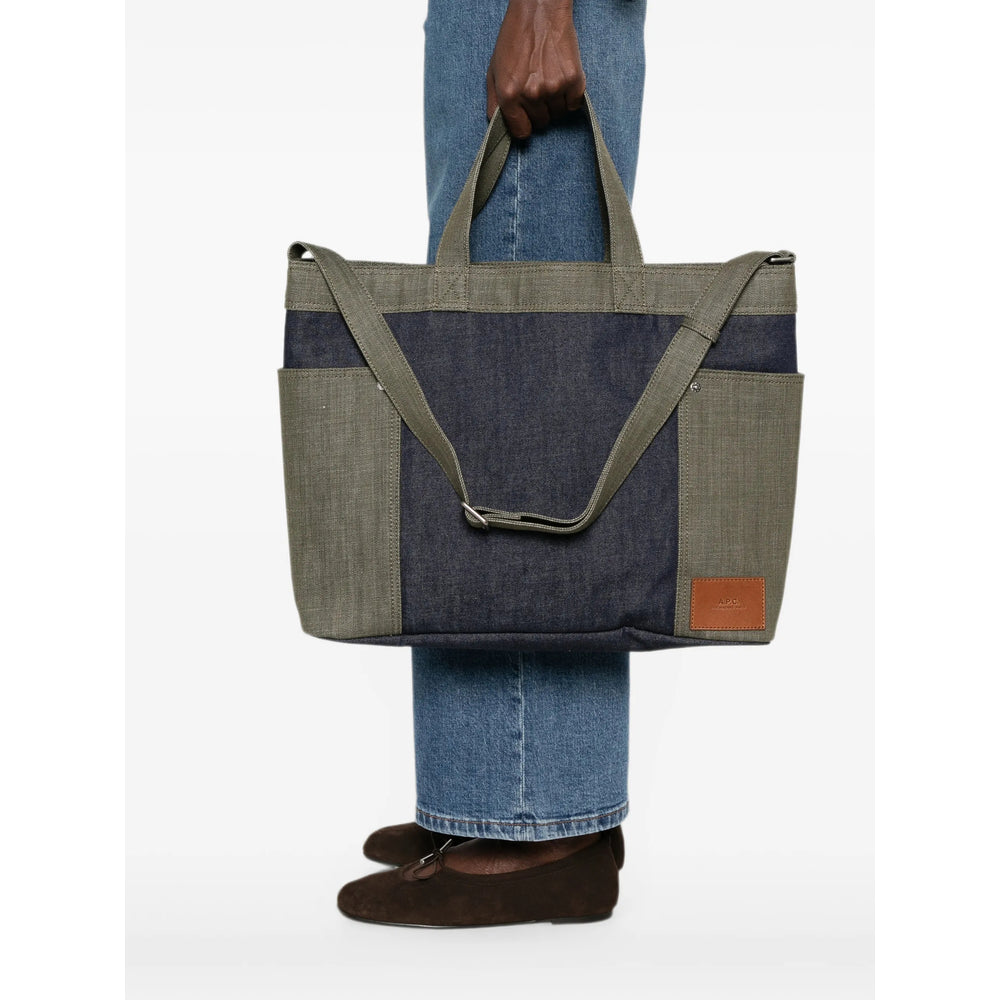 A.P.C. Blue Tote Bags Women A.P.C.