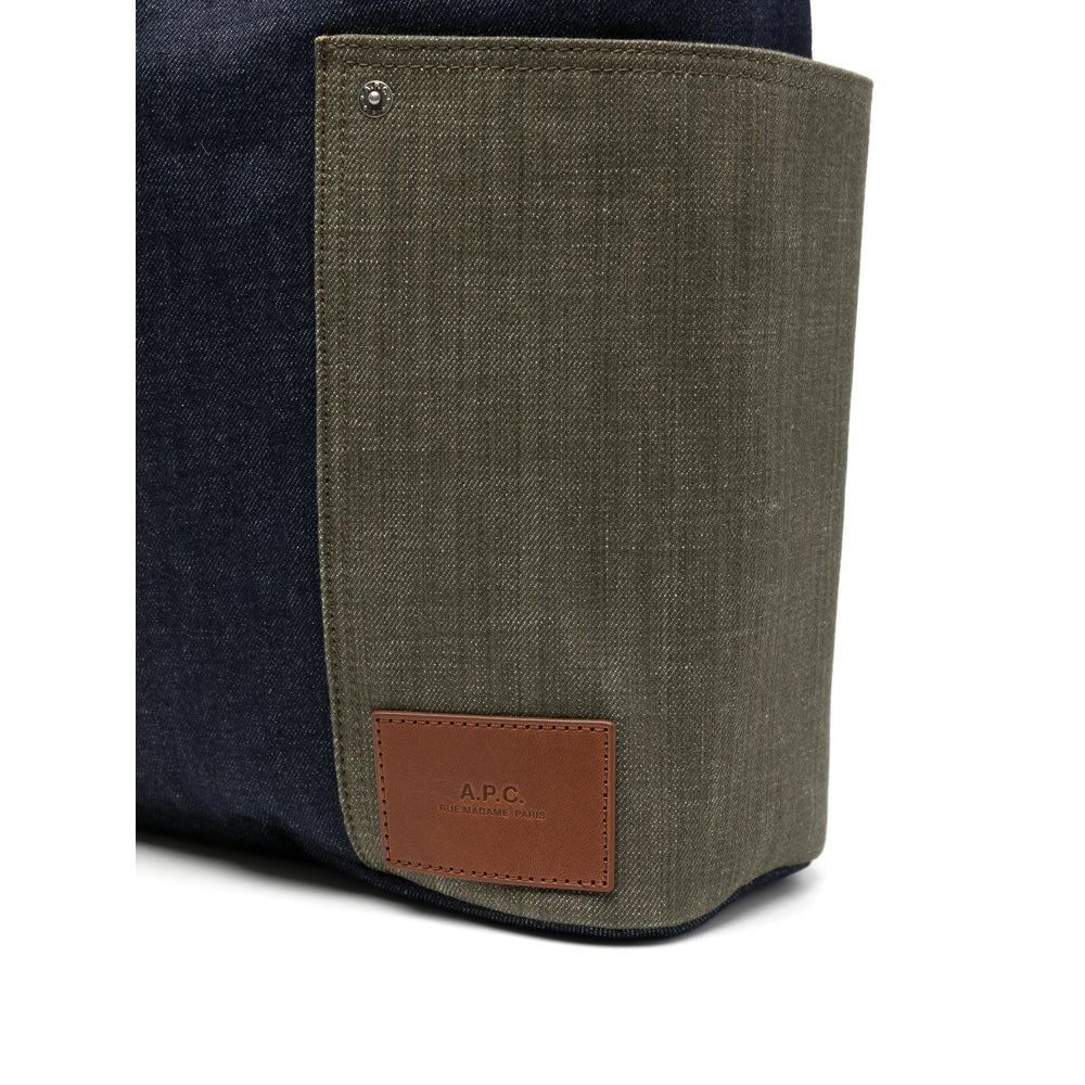 A.P.C. Blue Tote Bags Women A.P.C.