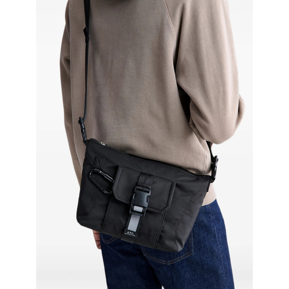 A.P.C. Black Messenger Bags Men A.P.C.
