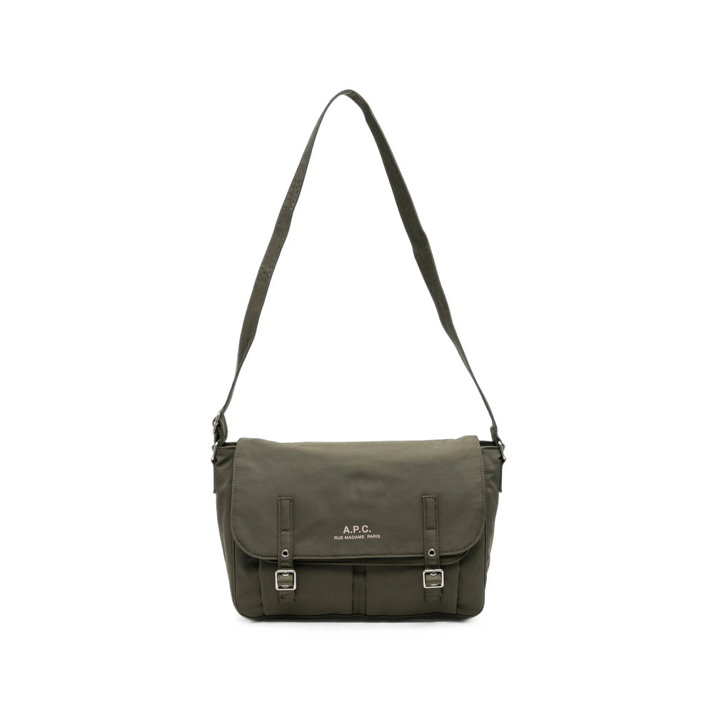 A.P.C. Green Messenger Bags Men A.P.C.