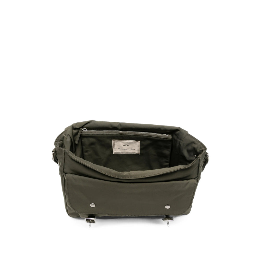 A.P.C. Green Messenger Bags Men A.P.C.