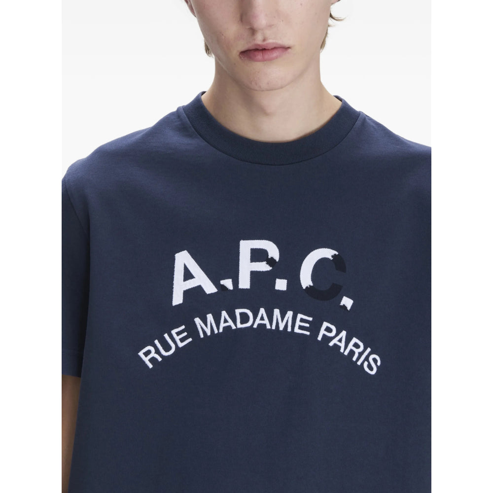 A.P.C. Blue T-Shirts & Vests - T-Shirts Men A.P.C.
