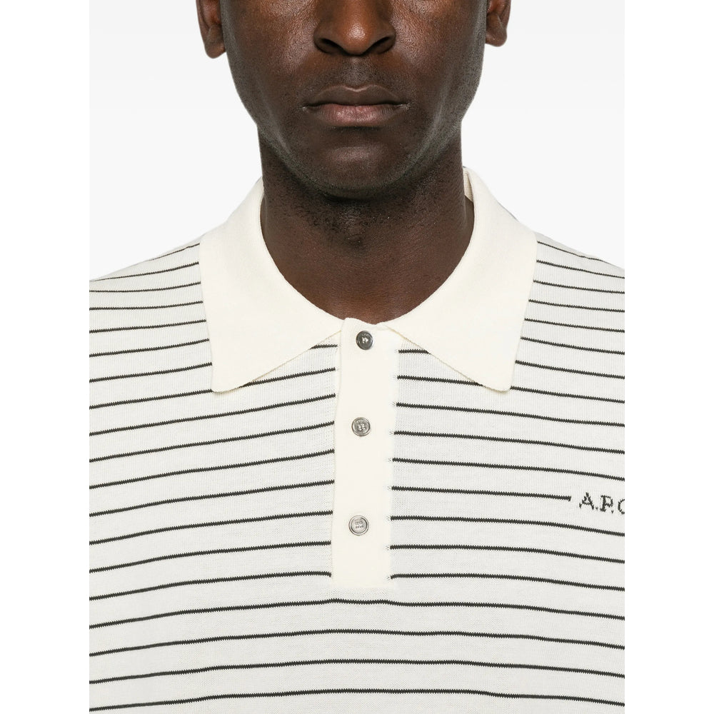 A.P.C. Neutrals Polo Shirts Men A.P.C.