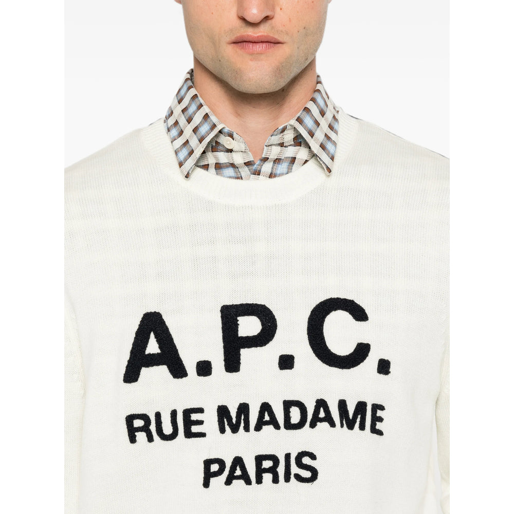 A.P.C. Neutrals Sweaters & Knitwear - Jumpers Men A.P.C.